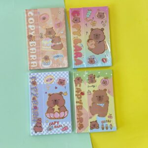 Libreta Capybara Colores Pastel 112 Hojas 4 Modelos - Imagen 1