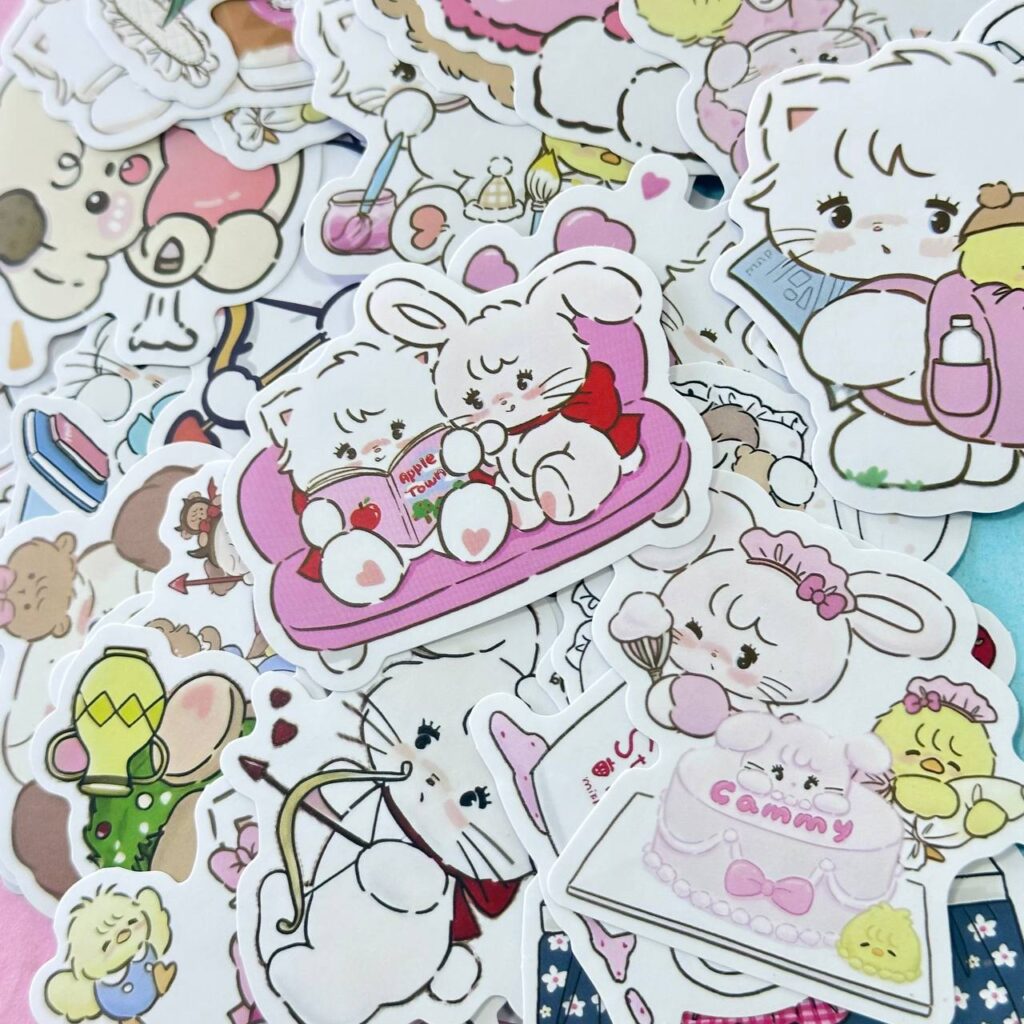 Sticker Set Mikko Illustrations | 60 Piezas