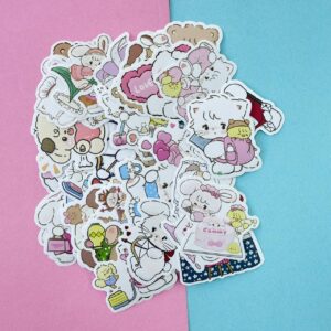 Sticker Set Mikko Illustrations | 60 Piezas