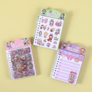 Mini Libreta + Stickers La Bubu | Set Surtido de 3 Modelos - Imagen 3