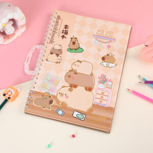 Croquera Kawaii Capybara | 50 Hojas en Blanco | 4 Modelos Surtidos - Imagen 4