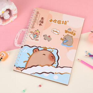 Croquera Kawaii Capybara | 50 Hojas en Blanco | 4 Modelos Surtidos - Imagen 5