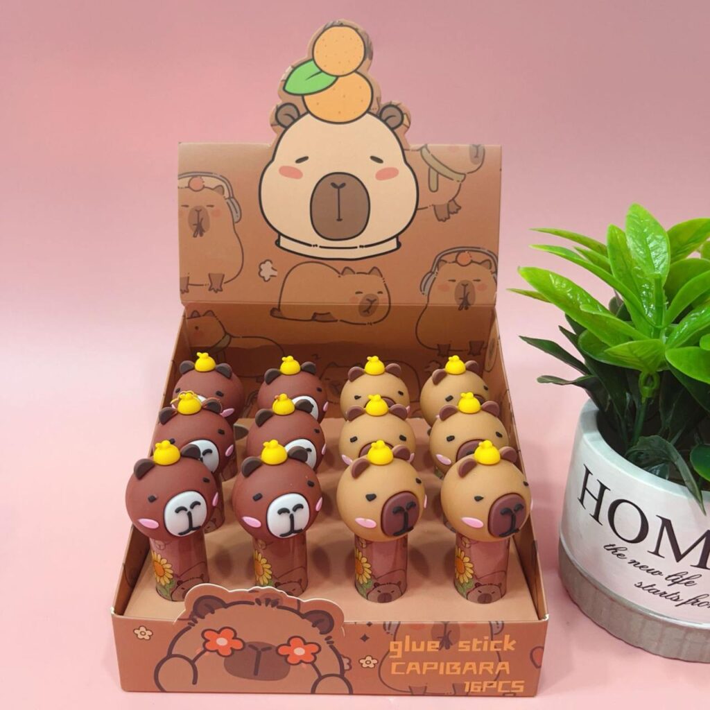 Pegamento Capybara | Diseño Adorable | 2 Colores Surtidos
