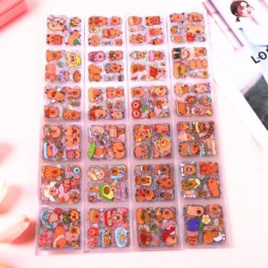 Tira de Stickers Capybara (100 Piezas) | 4 Modelos Surtidos - Imagen 3