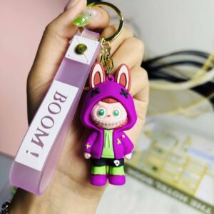 Llavero La Bubu con Capucha 🧸🔑 - Imagen 3
