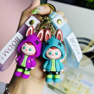 Llavero La Bubu con Capucha 🧸🔑 - Imagen 4