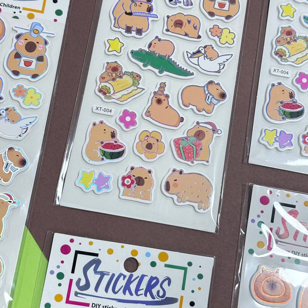 Stickers de Capybara 3D