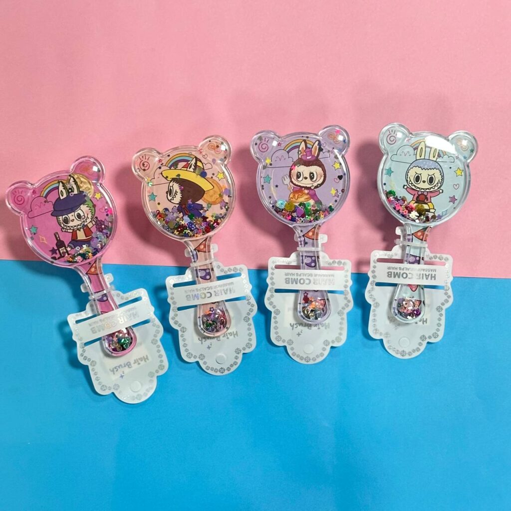 Peine brillante en forma de La Bubu 4 Diseños