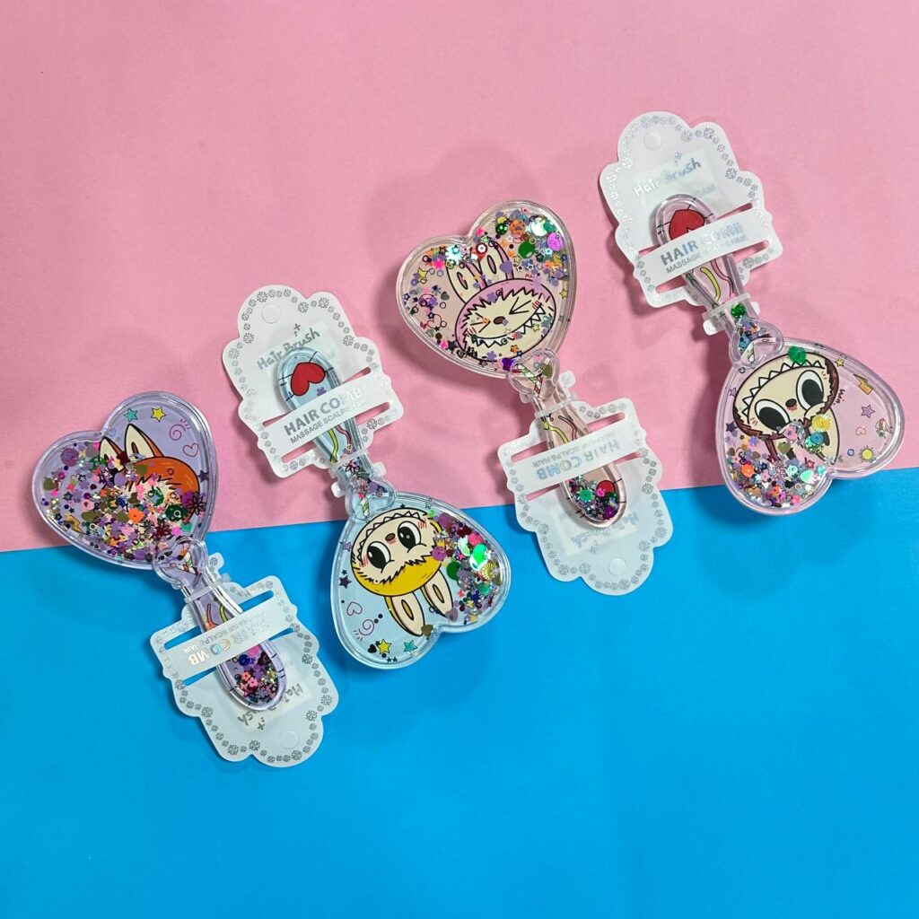 Peine La Bubu en Forma de Corazón 4 Diseños