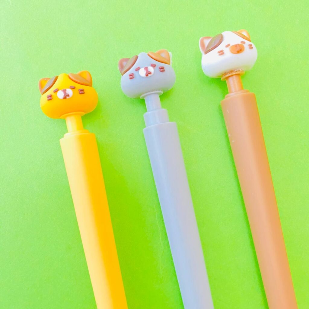 Portaminas de gato  de 3 Colores