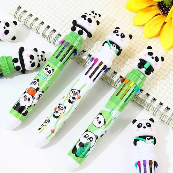 Lapiz 10 colores diseño de Panda