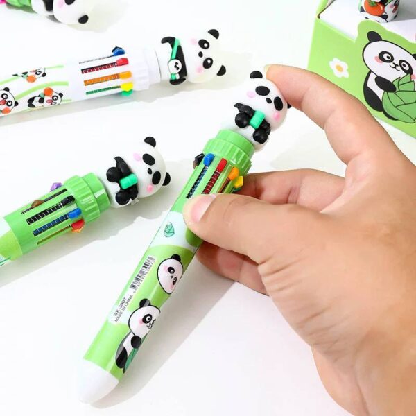 Lapiz 10 colores diseño de Panda - Imagen 2