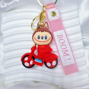 Llavero La Bubu en Bicicleta 🚲🐻✨ - Imagen 3