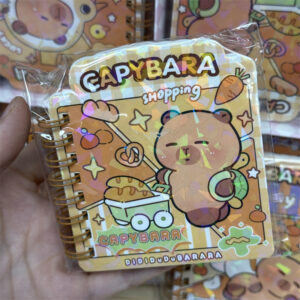 Libreta con Destello de Capybara, 60 Página