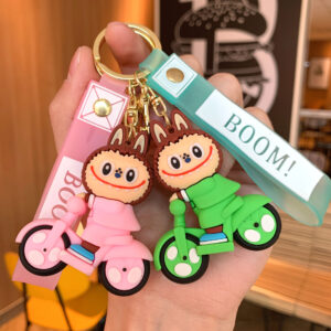 Llavero La Bubu en Bicicleta 🚲🐻✨ - Imagen 4