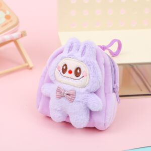 Monedero de Peluche Estilo Mochila La Bubu 🎒🐻✨ - Imagen 6