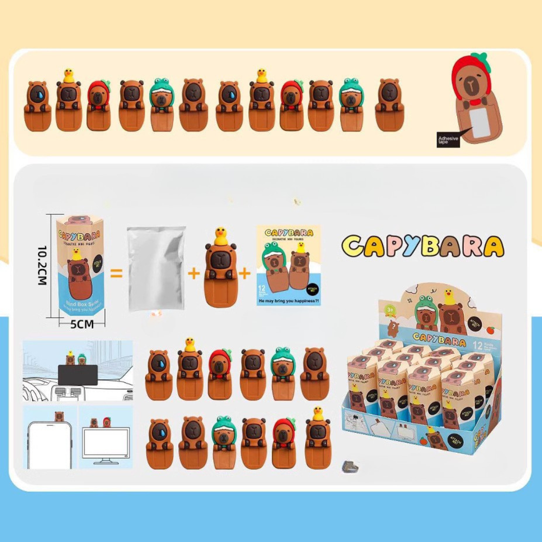 Capybara Sorpresa | Figuras de Esmalte | Modelos Surtidos