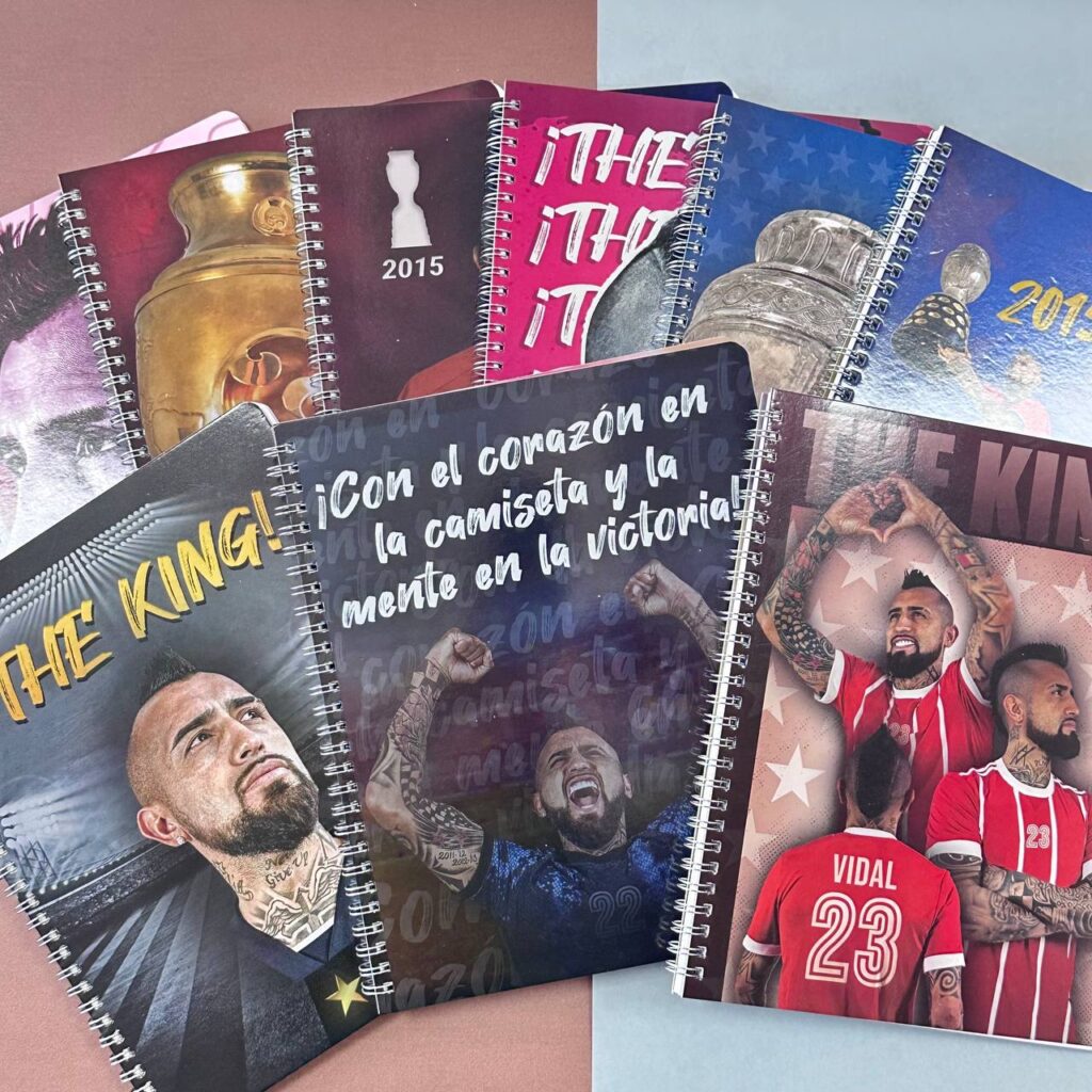 Pack de 5 Cuaderno Universitario Arturo Vidal