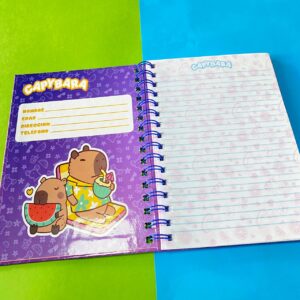 Libreta Capybara hoja Lineal 4 Modelos 70 hojas - Imagen 3