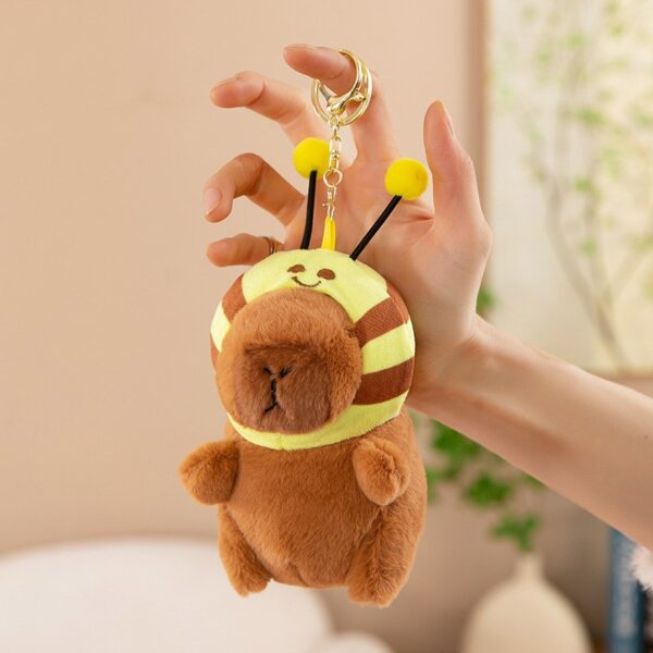 Llavero de Felpa Capybara Abeja 🐝✨ - Imagen 2