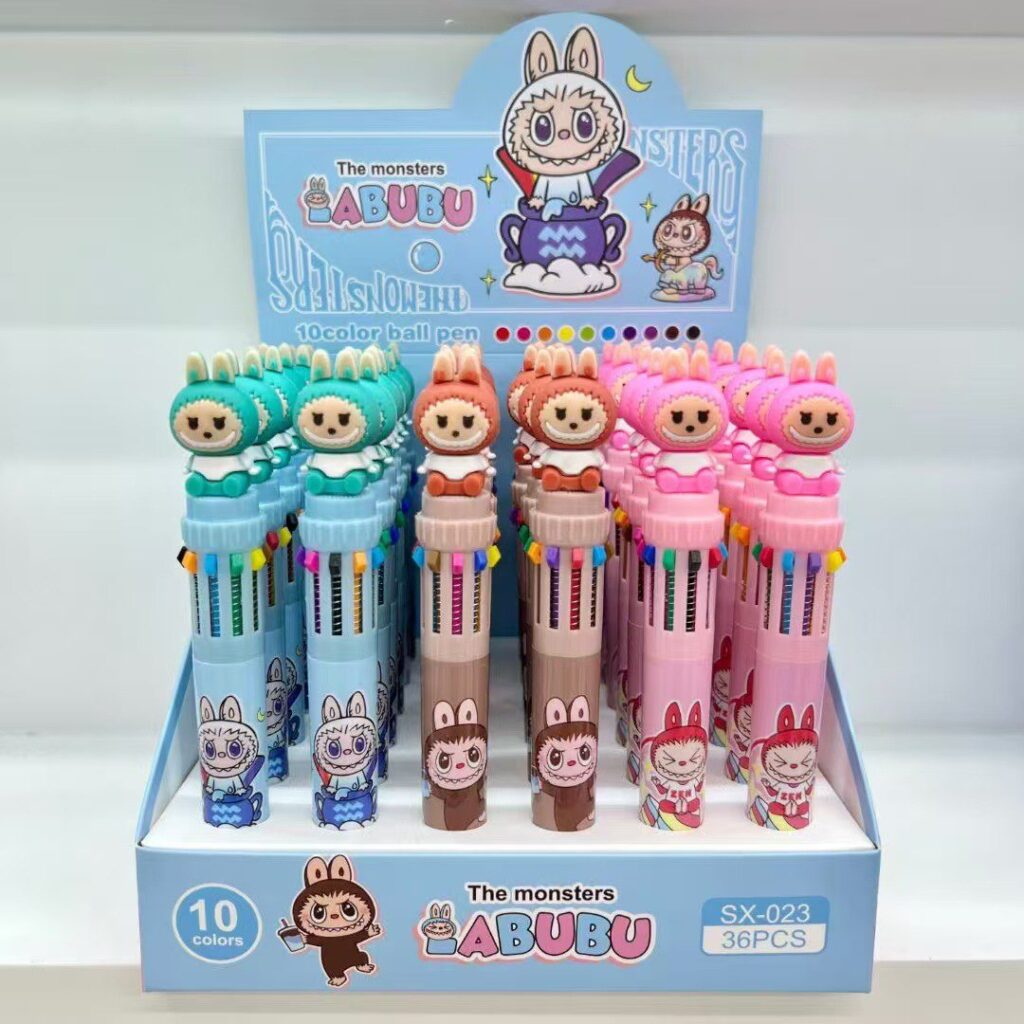 Lápiz de 10 Colores La Bubu Kawaii 🖊️🎨✨