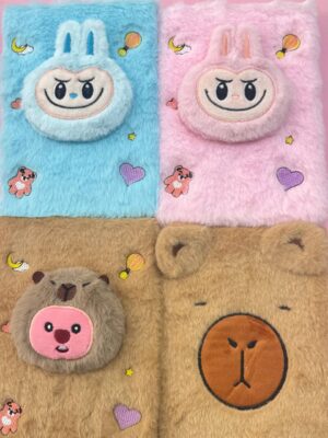 Libreta Peluda Capybara y La Bubu 🐻📖✨ - Imagen 2
