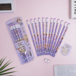 ✏️ Set de 12 Lápices Grafito La Bubu 🐻✨ - Imagen 4