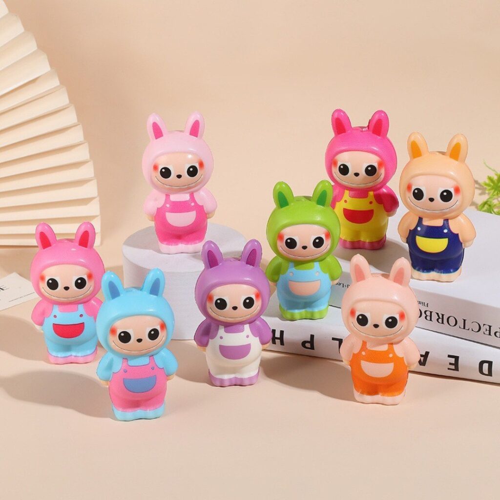 🌟 Juguete Antiestrés La Bubu  con luz🐻💆‍♀️