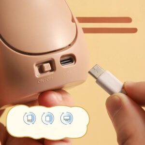 Ventilador Portatil Capybara con Alita Kawaii - Imagen 3