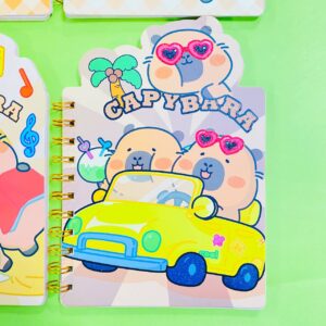 Mini Libreta Color Café de Capybara 4 Modelos - Imagen 3