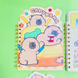 Mini Libreta Color Café de Capybara 4 Modelos - Imagen 4