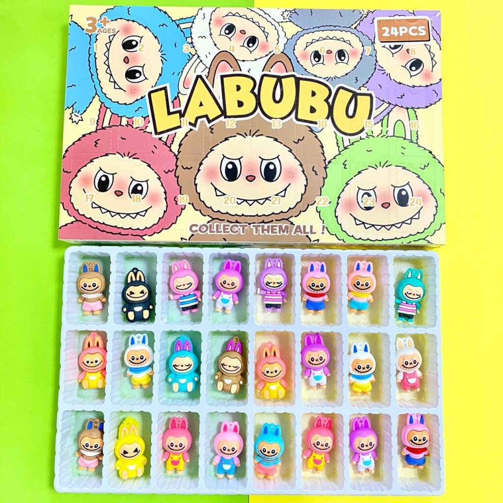 🌟 Calendario de adviento 24PCS La Bubu Colorido 🎨🐻