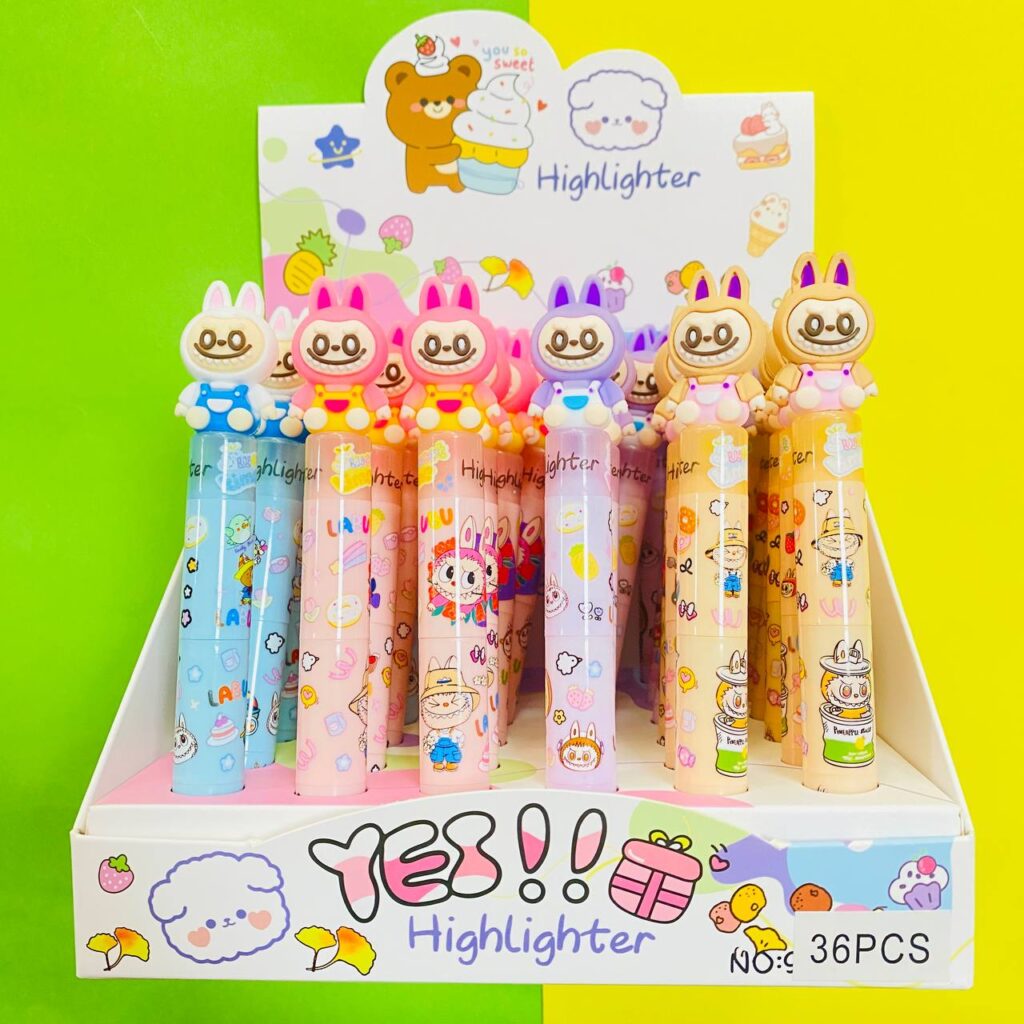 Destacador La Bubu con Estilo Kawaii 4 Modelos