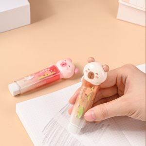 Goma Retráctil Transparente Capybara ✨🐹 - Imagen 3