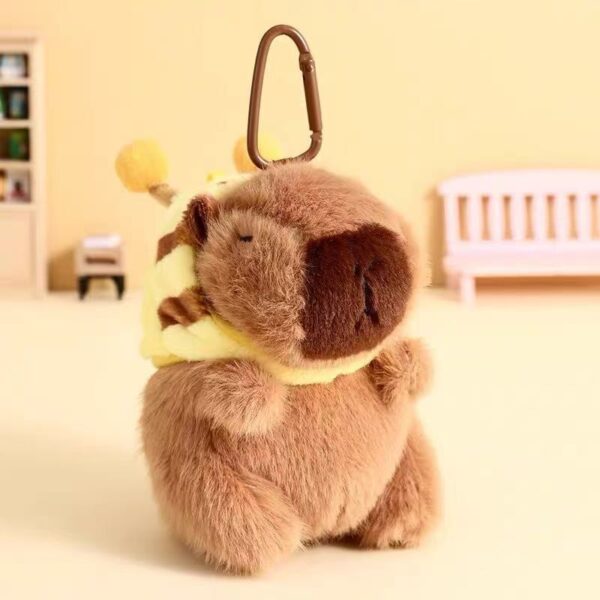 Llavero de Felpa Capybara Abeja 🐝✨ - Imagen 3