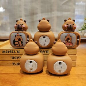 Llavero Estilo Televisor Capybara 📺🐾 - Imagen 3