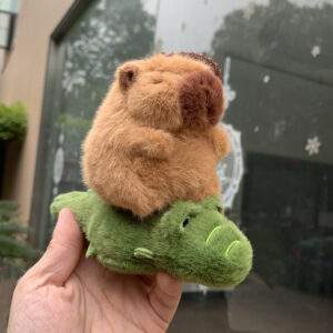 Peluche Capybara Montable con Animales kawaii - Imagen 5