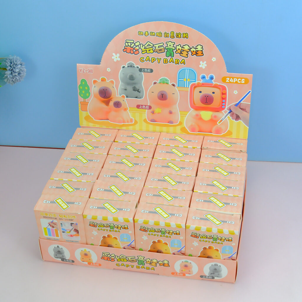 🎨 Set para Pintar Capybara DIY Adorno 🖌️✨