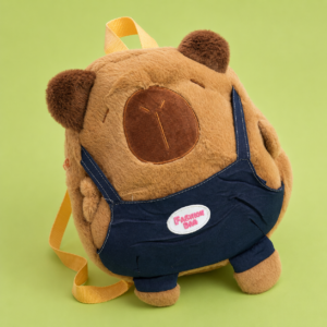Mochila Estilo Peluche de Capybara Único Modelo