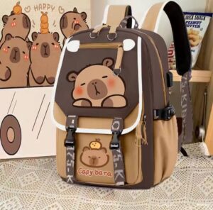 Mochila con Broches Capybara 🧡 - Imagen 1