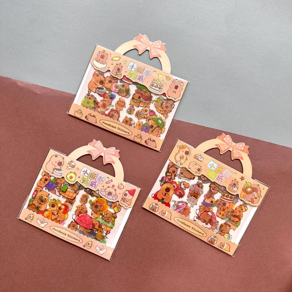 Stickers de Capybara 3PCS 🐾