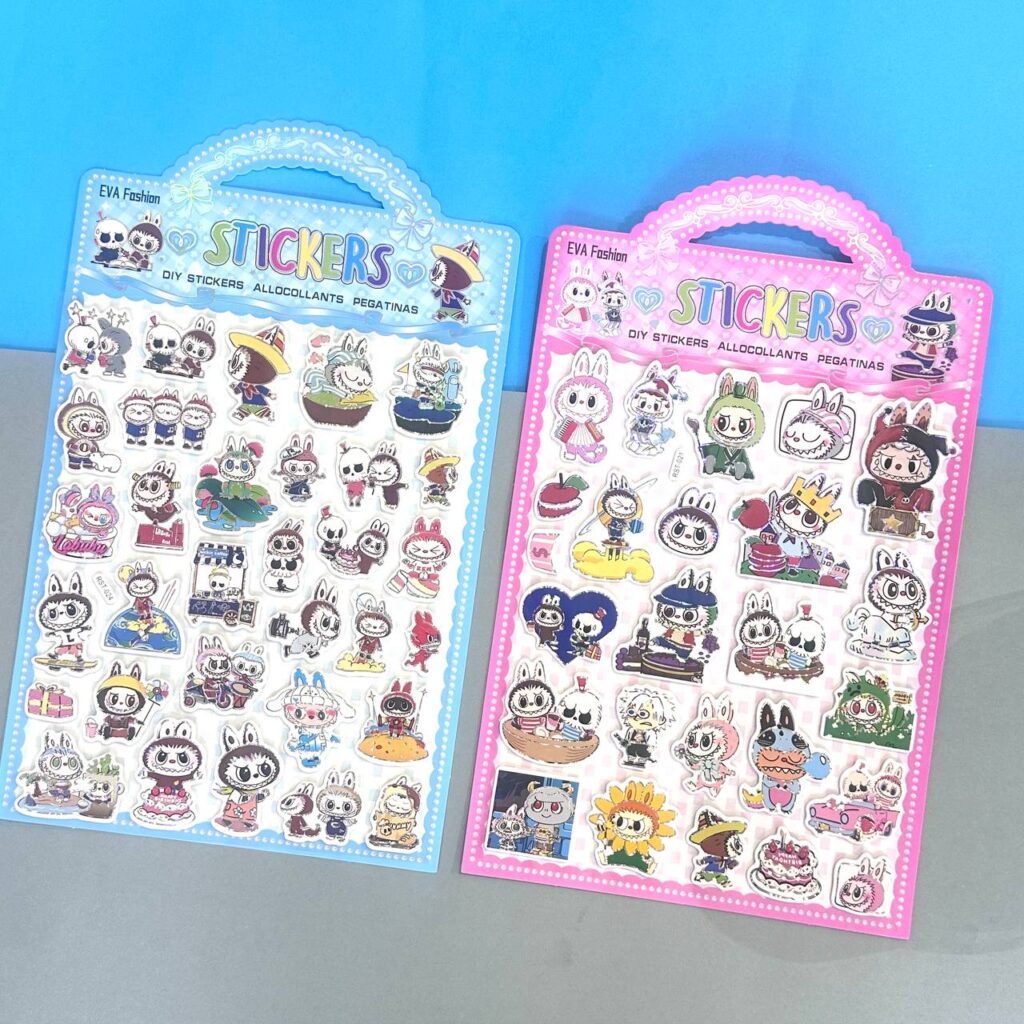 Stickers 3D de La Bubu🐾 solo rosado