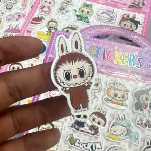 Stickers 3D de La Bubu🐾 solo rosado - Imagen 3