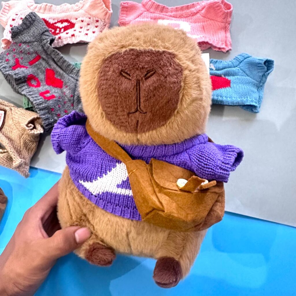 🧸 Peluche Capybara con Jersey 🧸