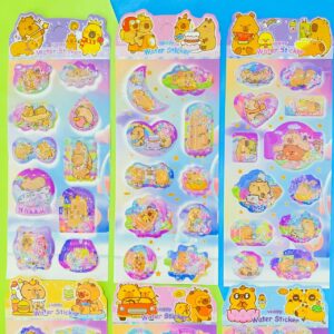 Tira de Stickers Capybara con Relieve | 6 Modelos Surtidos - Imagen 5