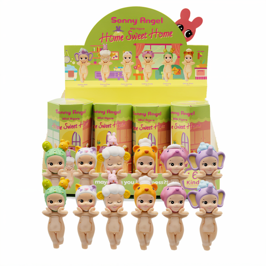 Juguete Sonny Angel para Celular – Con Gorro de Animal 🐯🐸🐰