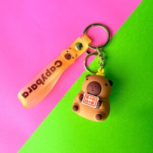 🔑 Llavero de Silicona Capybara 🧡 - Imagen 5