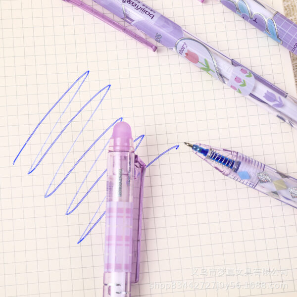 Set de 6 Lápices de Tinta Gel Borrable Tulipán | Diseño Único - Imagen 5