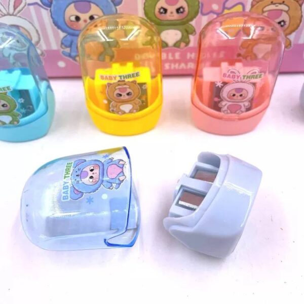 ✏️ Sacapuntas con Doble Filo Baby Three 🎀 - Imagen 3