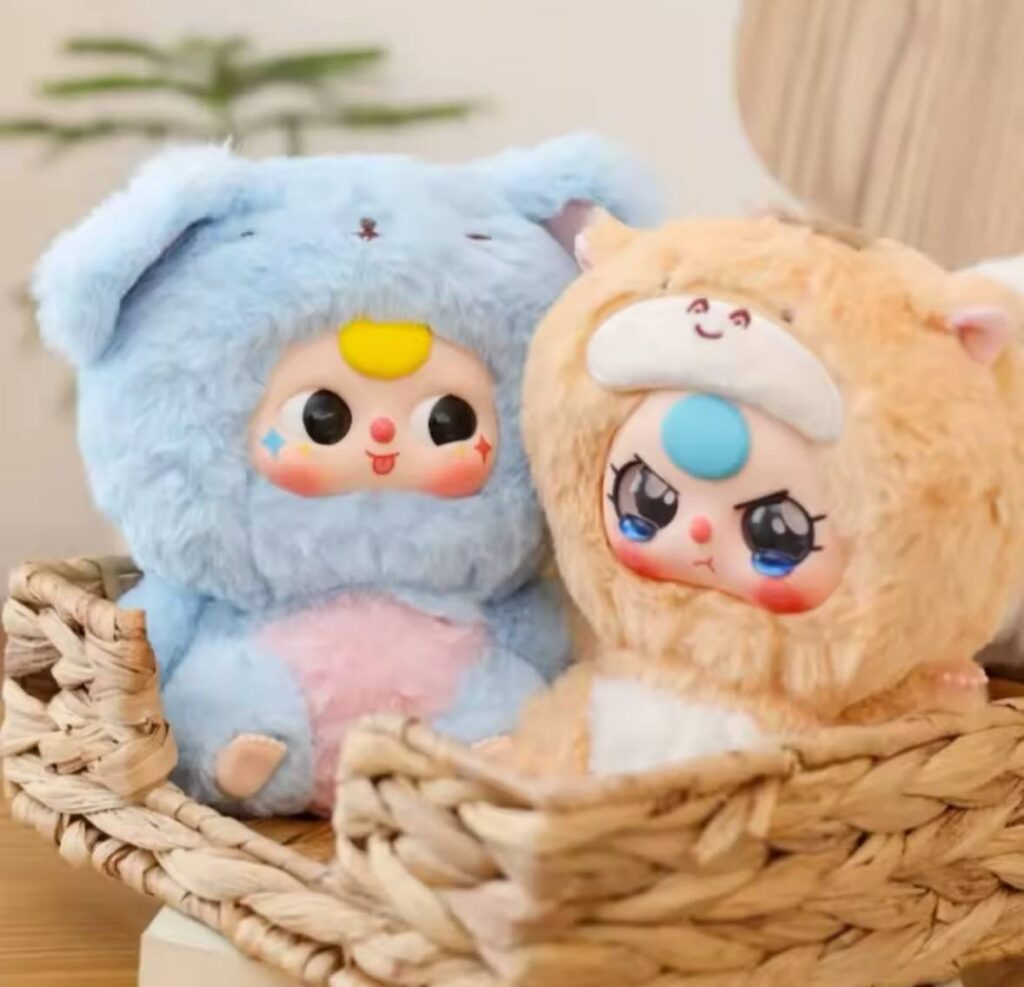 🎁 Caja Sorpresa Baby Three Animalitos 🐻🦊